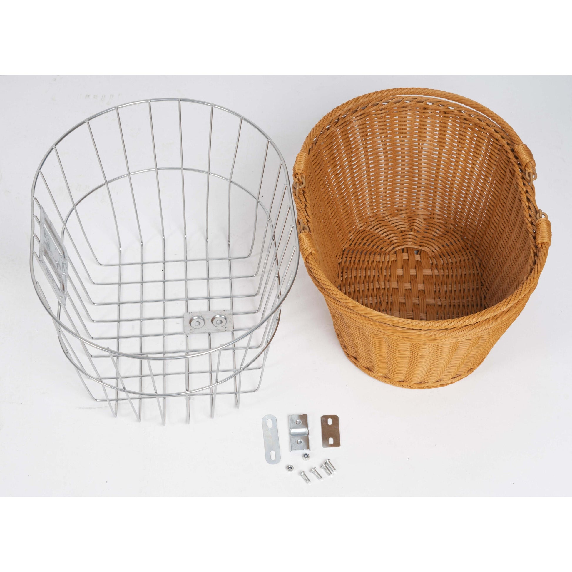 Removable Wicker Style Front Basket