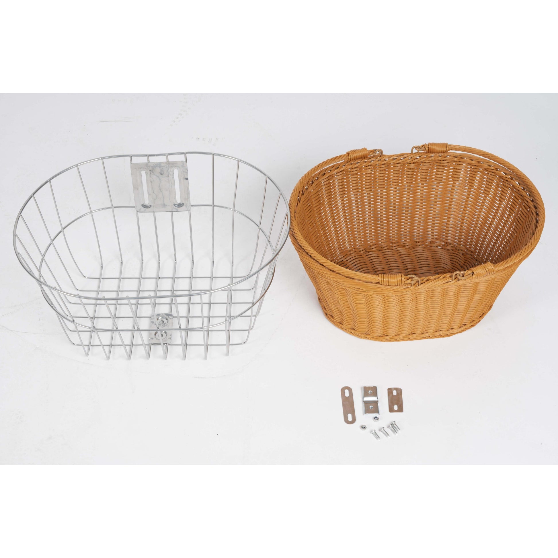 Removable Wicker Style Front Basket