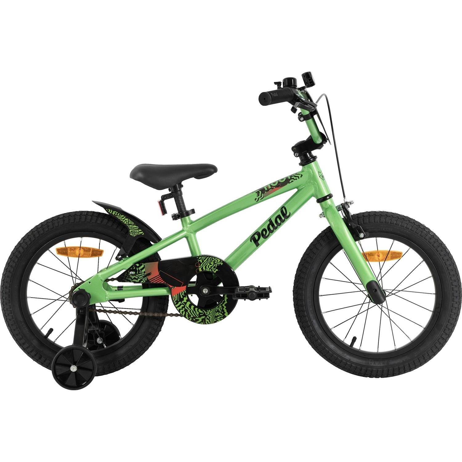 Pedal Hoot 16'' Alloy Kids Bike Green