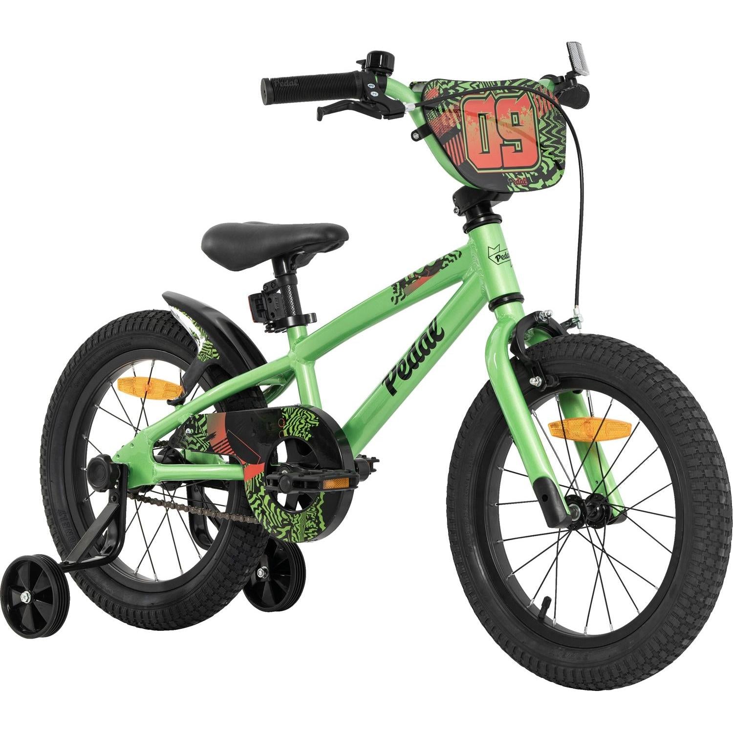 Pedal Hoot 16'' Alloy Kids Bike Green
