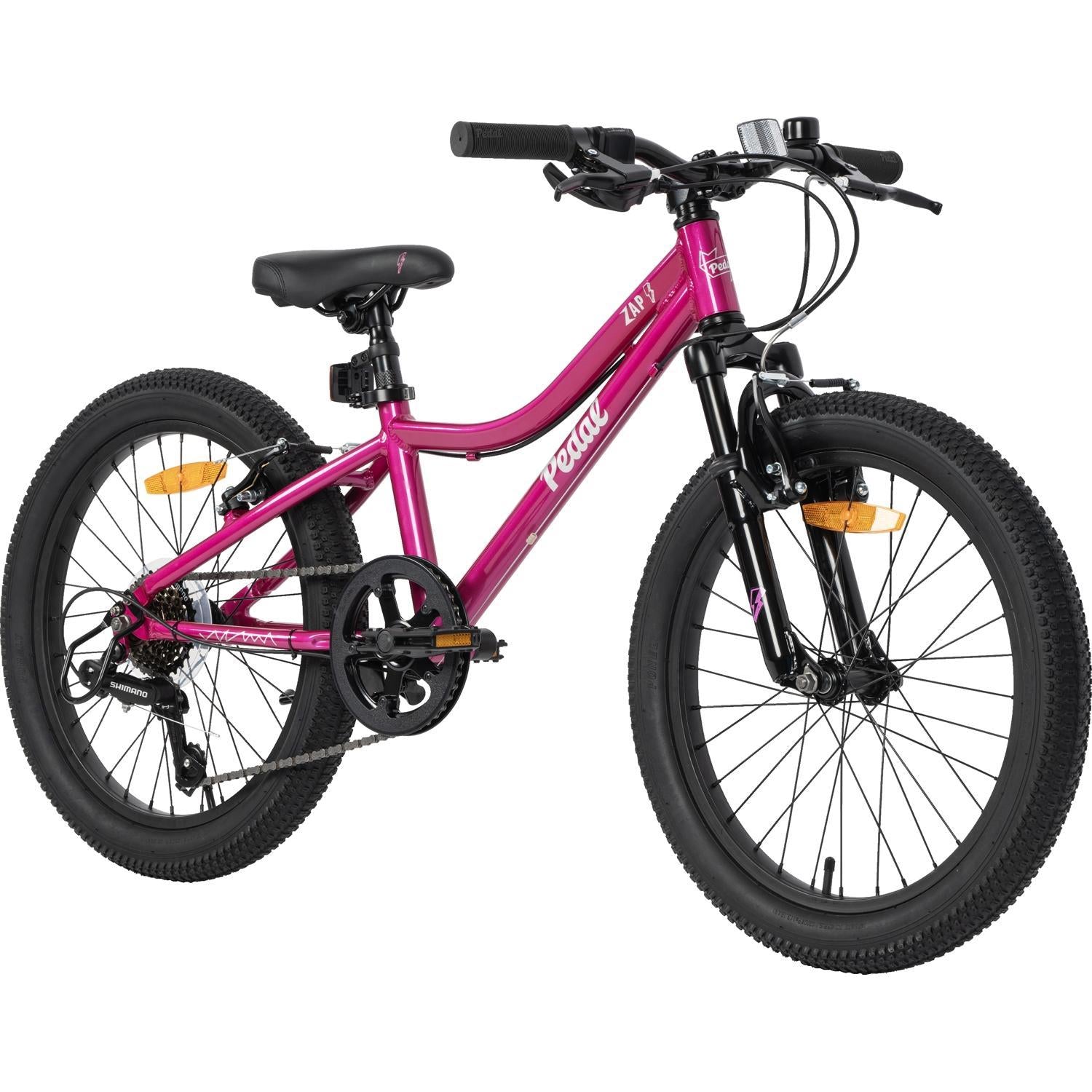 Pedal Zap 20'' Kids Bike Pink/White