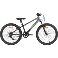 Pedal Crush 24'' Kids Bike Grey/Black Fade
