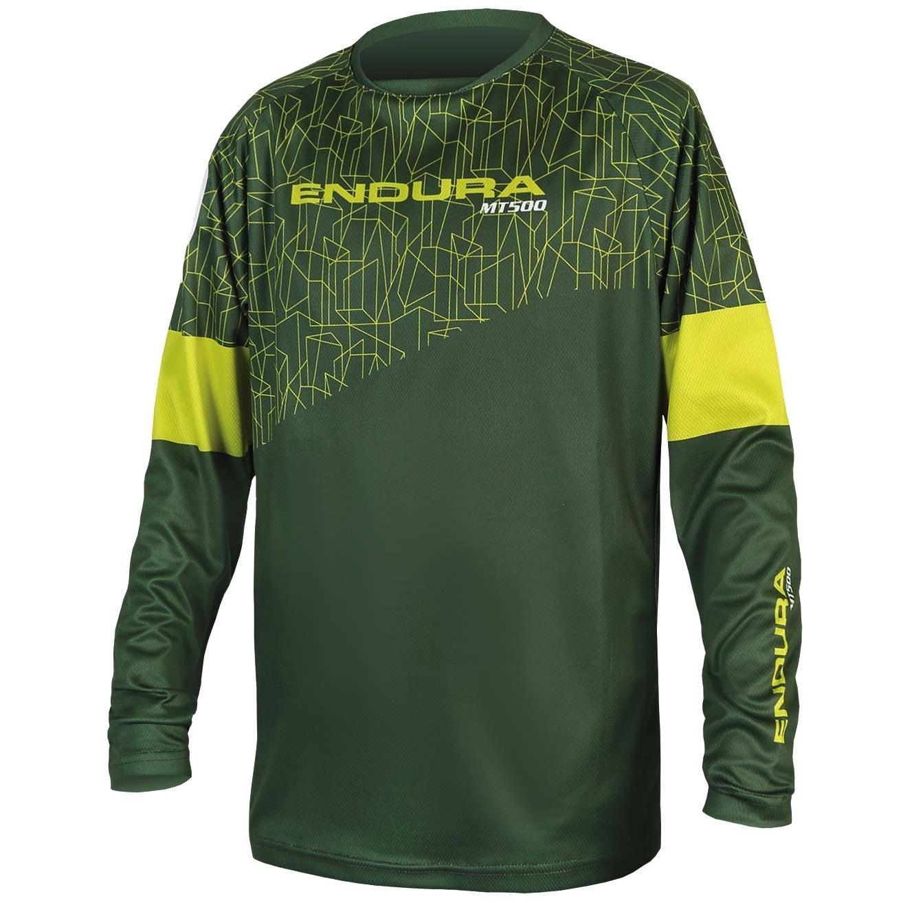 Endura MT500JR Kids Jersey Forest Green Large