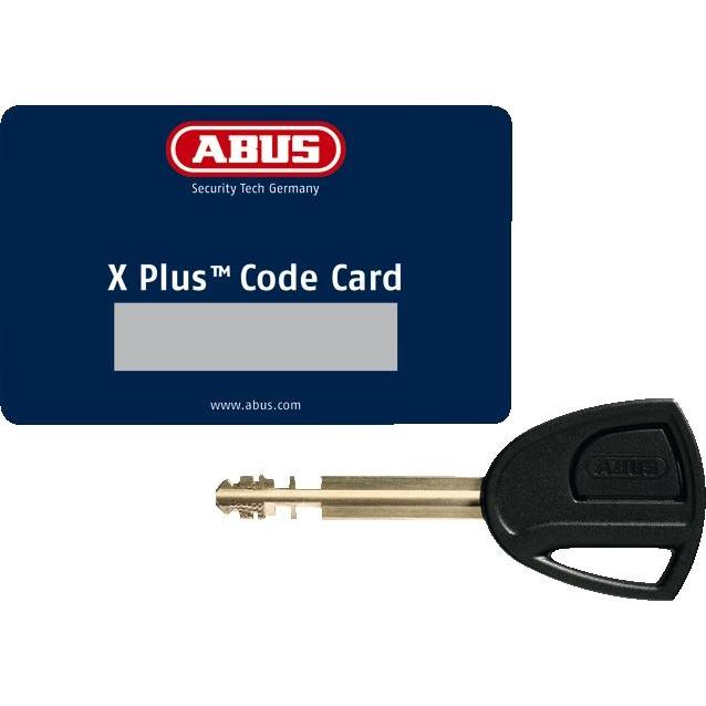 Abus Bordo Granit 6500K X-Plus Folding Key Lock 90cm Black with SH Bracket
