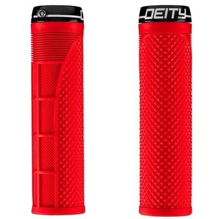 Deity Megattack Lock On Grips Red