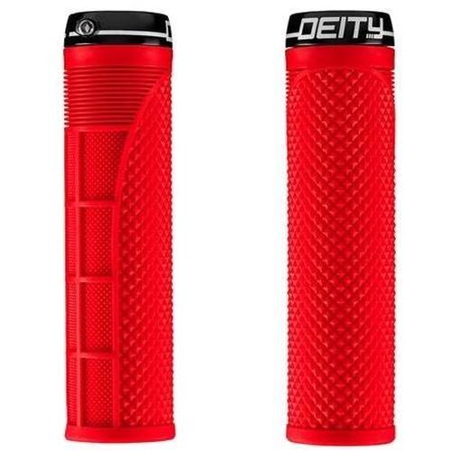 Deity Megattack Lock On Grips Red