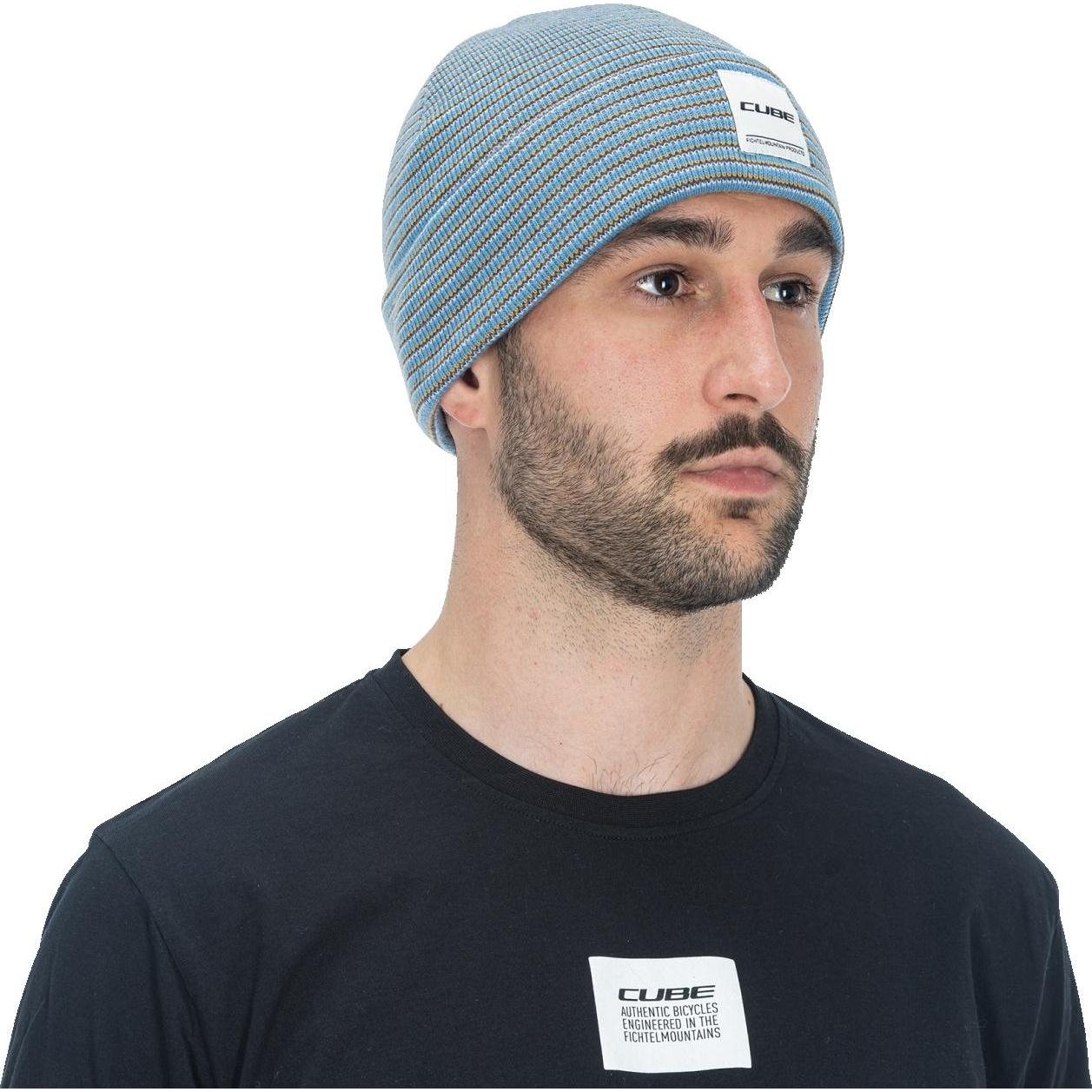 Cube Beanie Blue