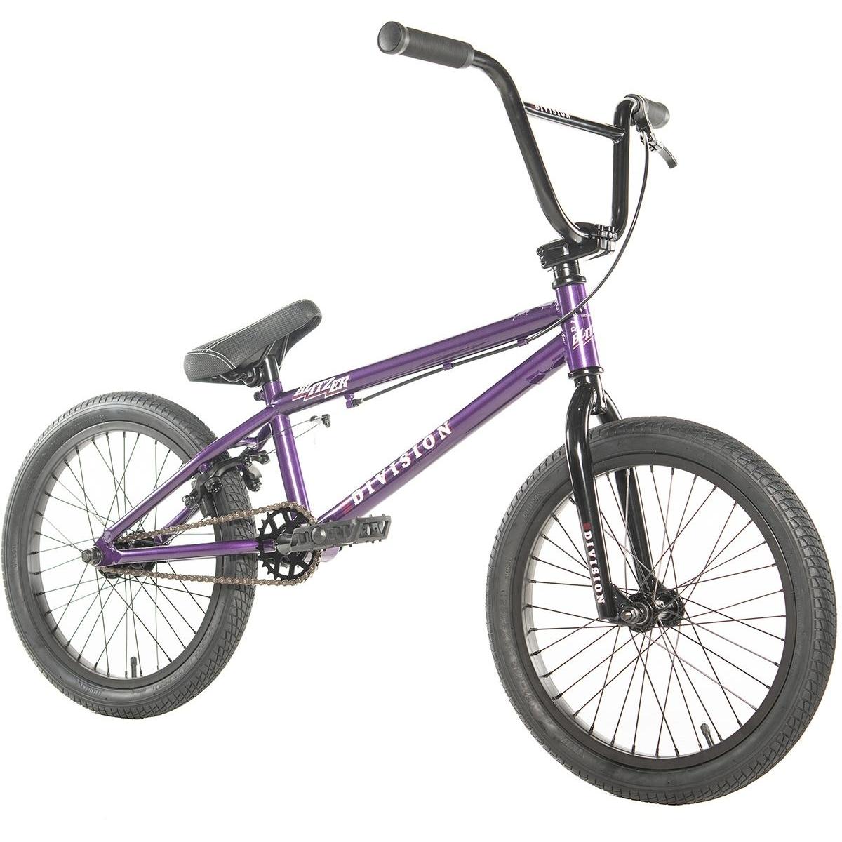 Division Blitzer 18'' BMX Bike Metal Purple – 99 Bikes