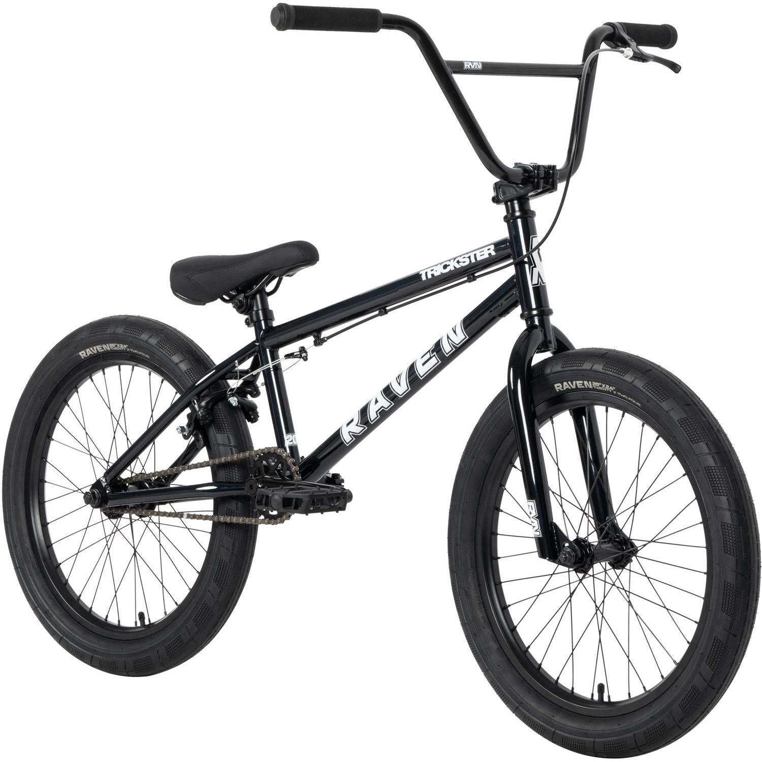 Raven Trickster 20'' BMX Bike Gloss Black – 99 Bikes