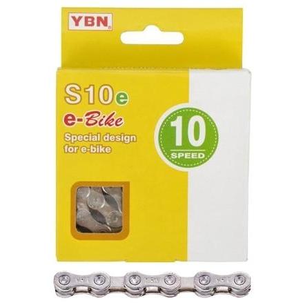 YABAN 10 Speed E-Bike Chain 136L Silver