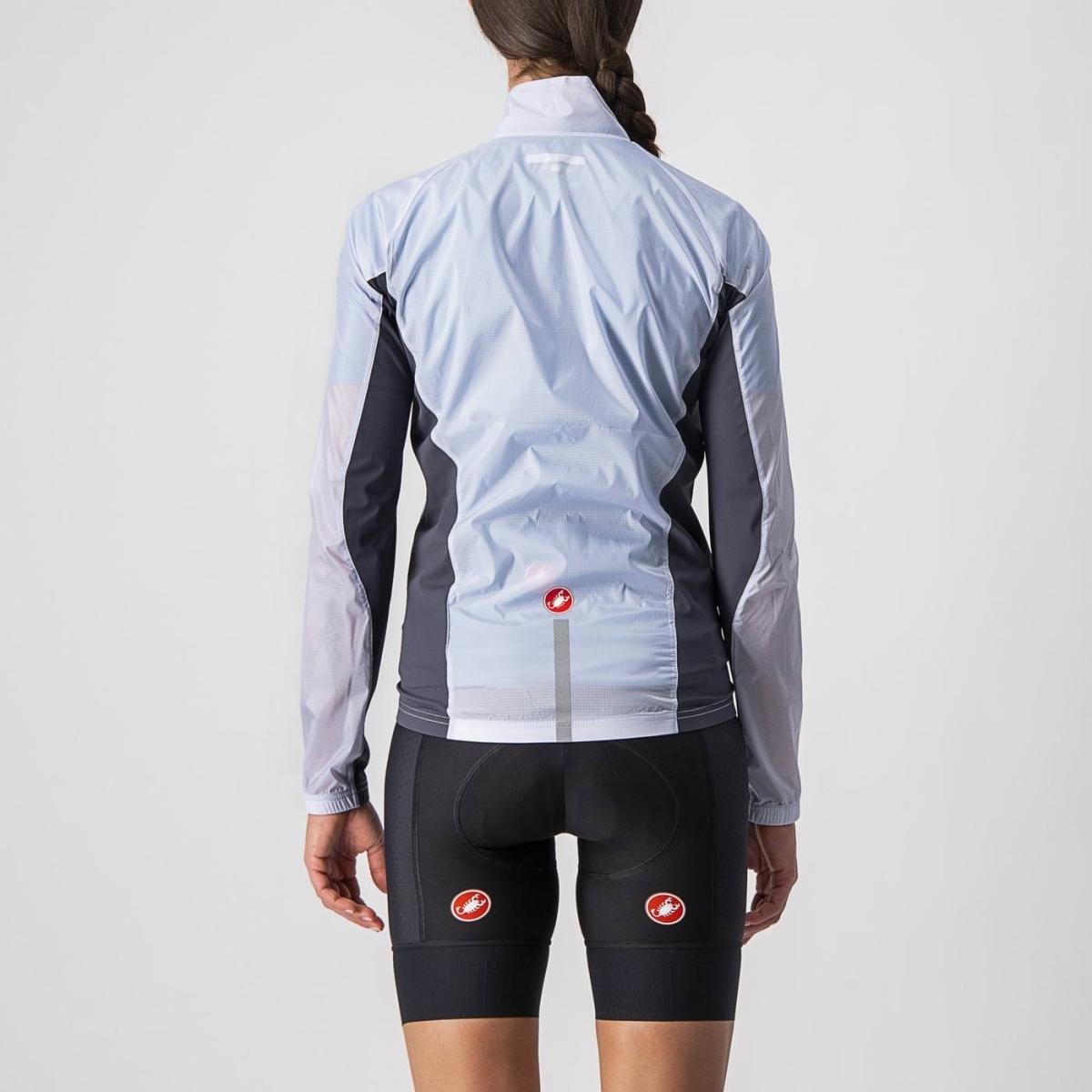 Castelli Squadra Stretch Wind Jacket Silver/Grey