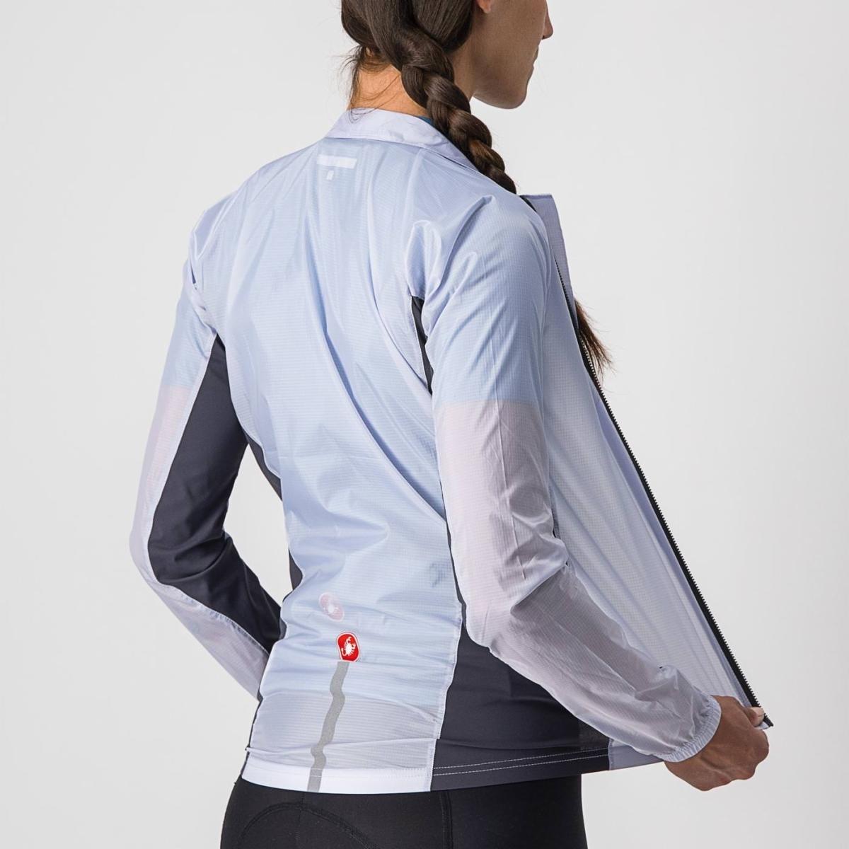 Castelli Squadra Stretch Wind Jacket Silver/Grey