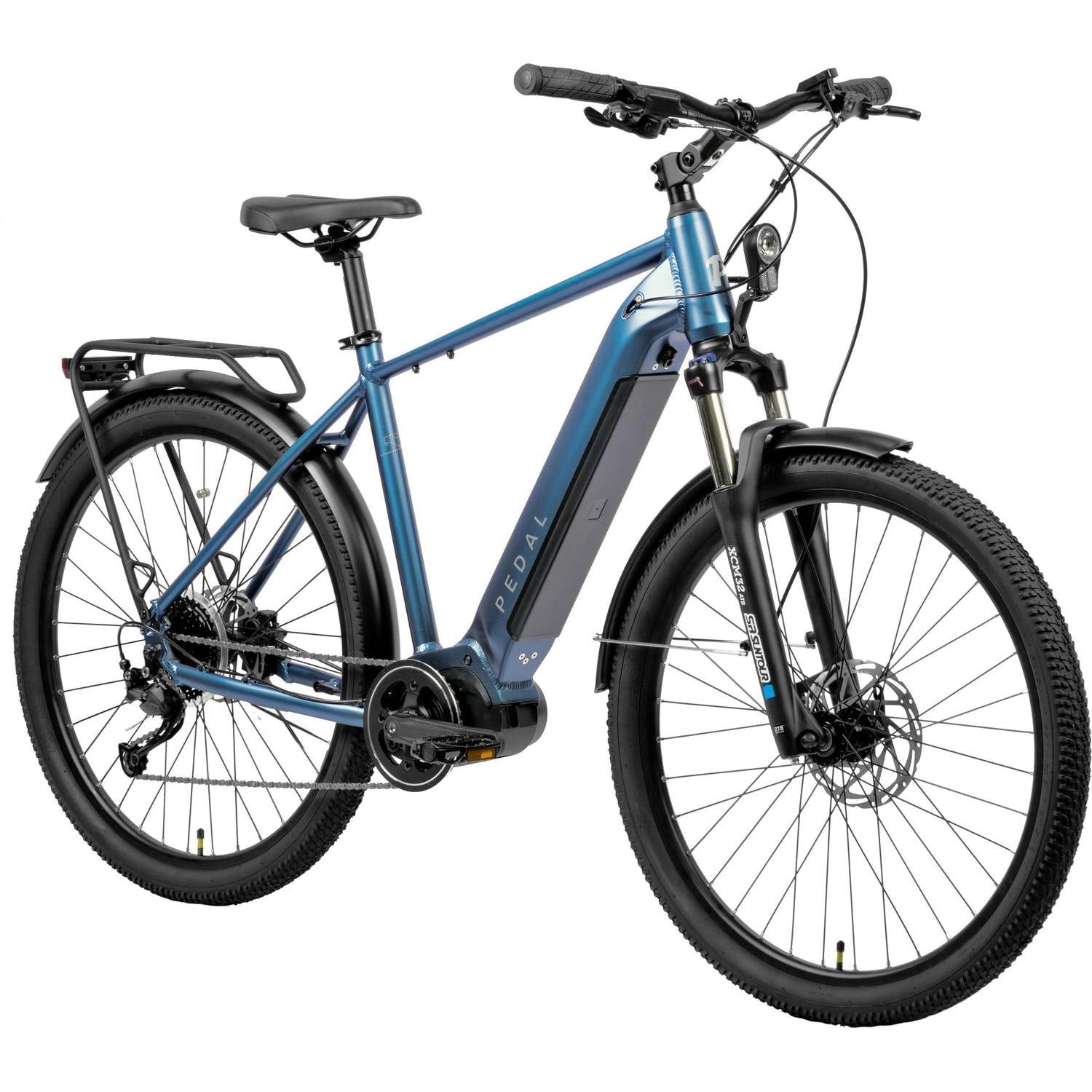 Pedal Falcon 3C Electric Hybrid Bike Satin Blue – 99 Bikes