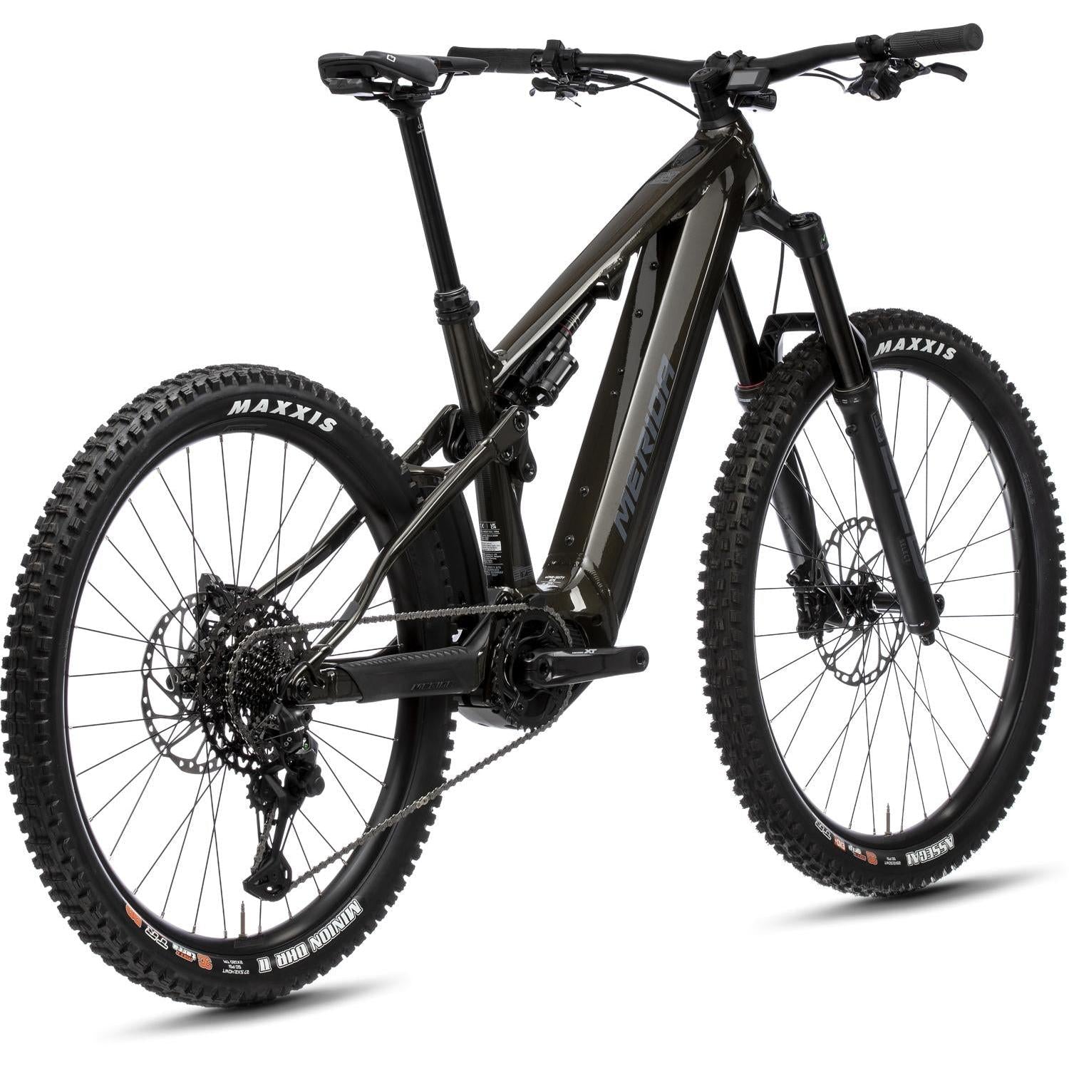 Merida eOne-Sixty 875 Electric Enduro Bike 750Wh Battery Guarded Gold/Grey