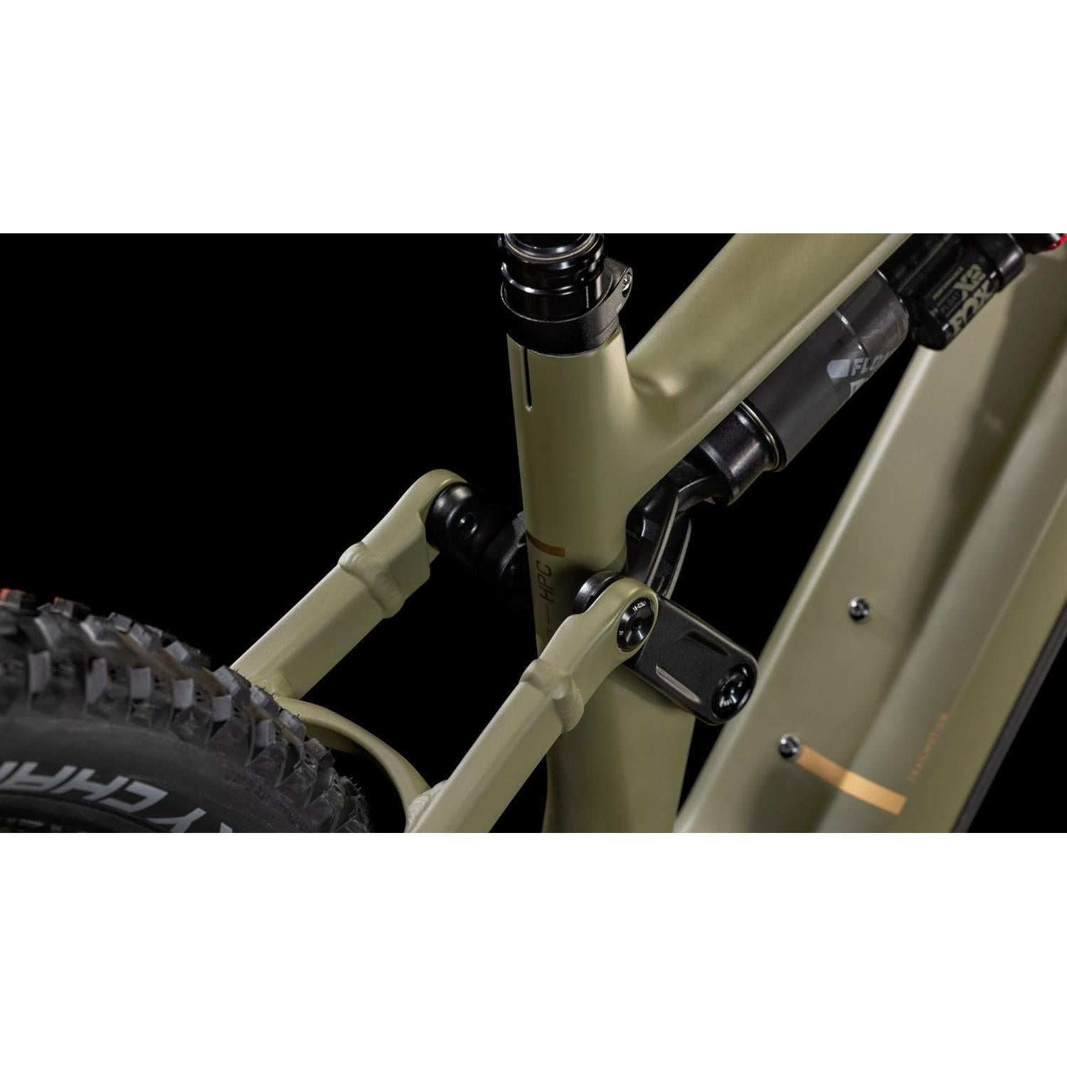 Cube Stereo Hybrid ONE77 HPC TM 800 Electric Enduro Bike Dustyolive'n'Gold