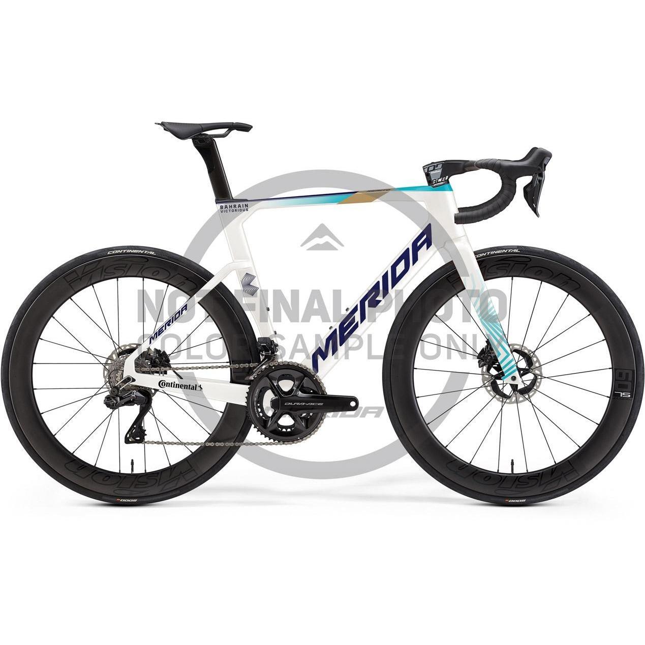 Merida Reacto Team Road Bike White/Teal/Pearl