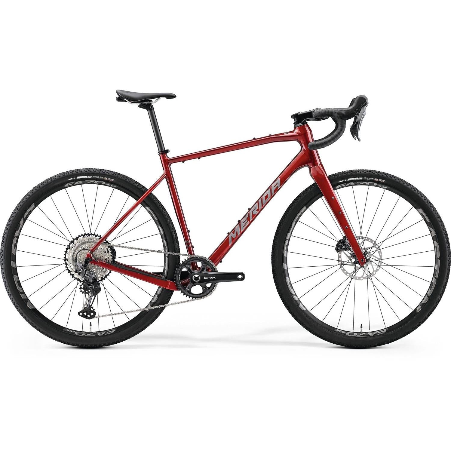 Merida Silex 700 Gravel Bike Dark Strawberry/Grey/Red