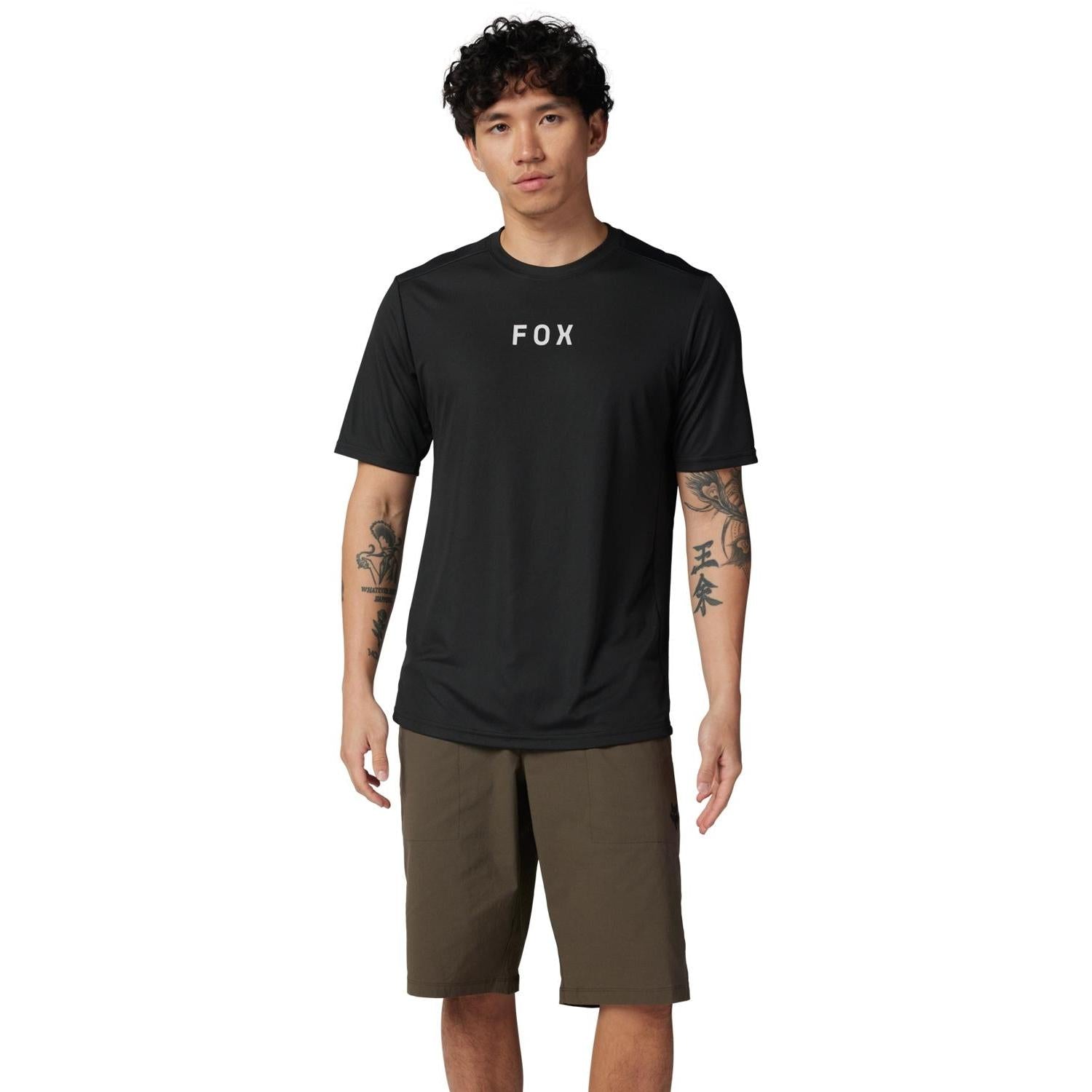 FOX Ranger Short Sleeve Jersey Moth Black 2024