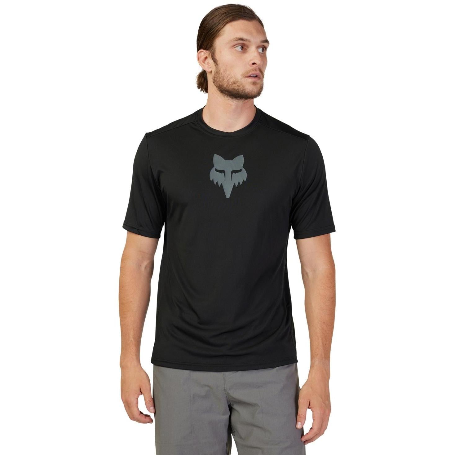 FOX Ranger Short Sleeve Jersey Black 2024