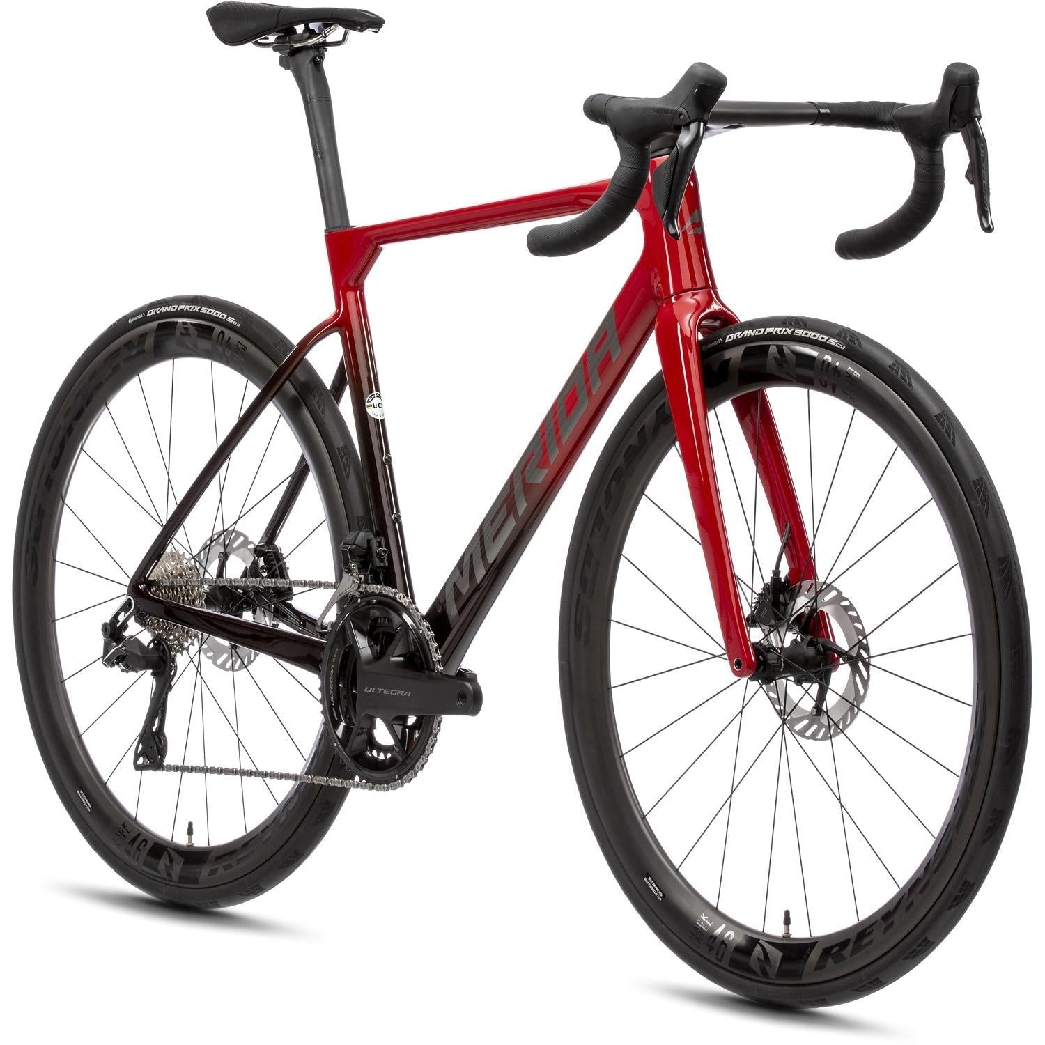 Merida Scultura 9000 Road Race Bike Passion Red/Dark Race Red/Grey