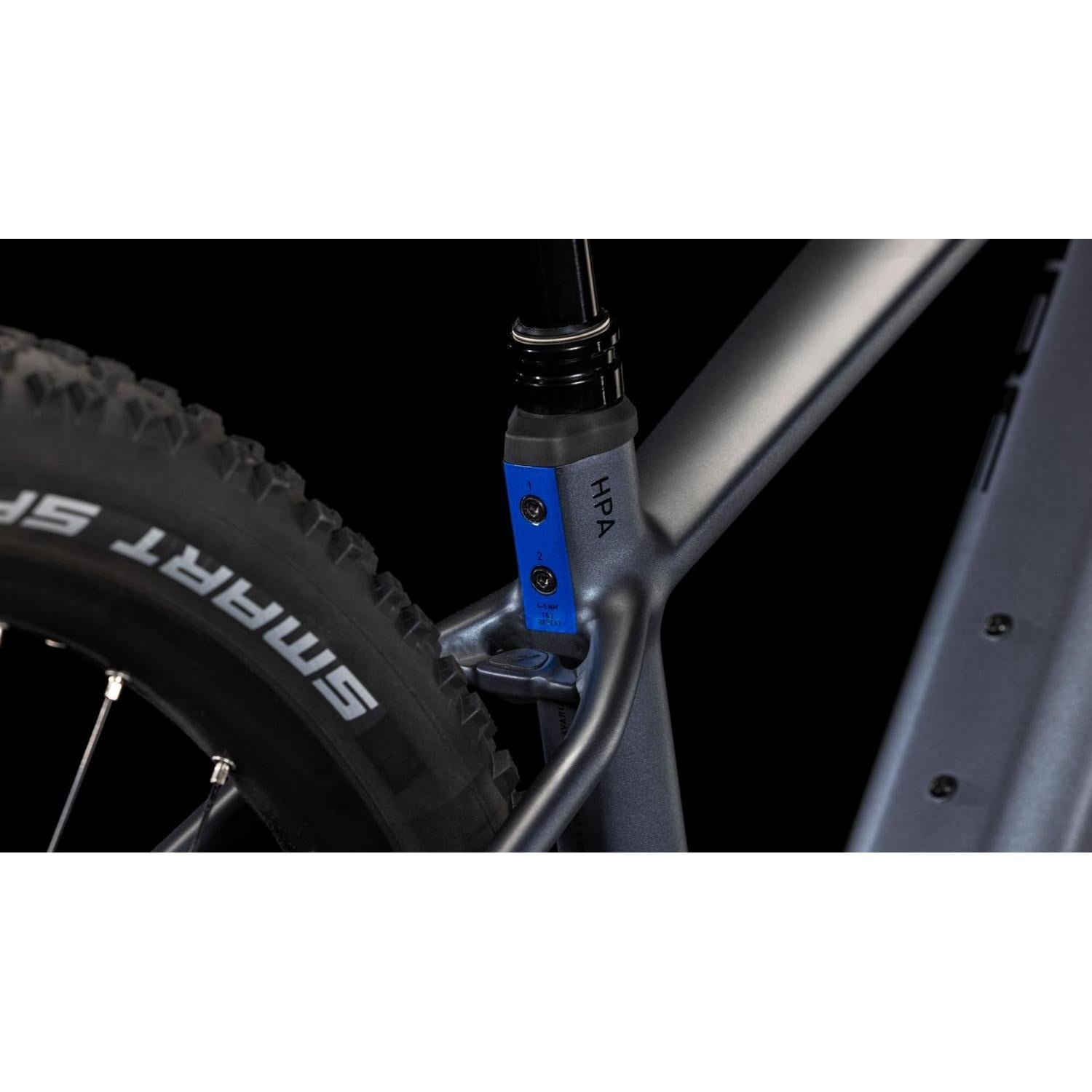 Cube Reaction Hybrid Pro 600 Electric Hardtail Mountain Bike Metallicgrey'n'Black