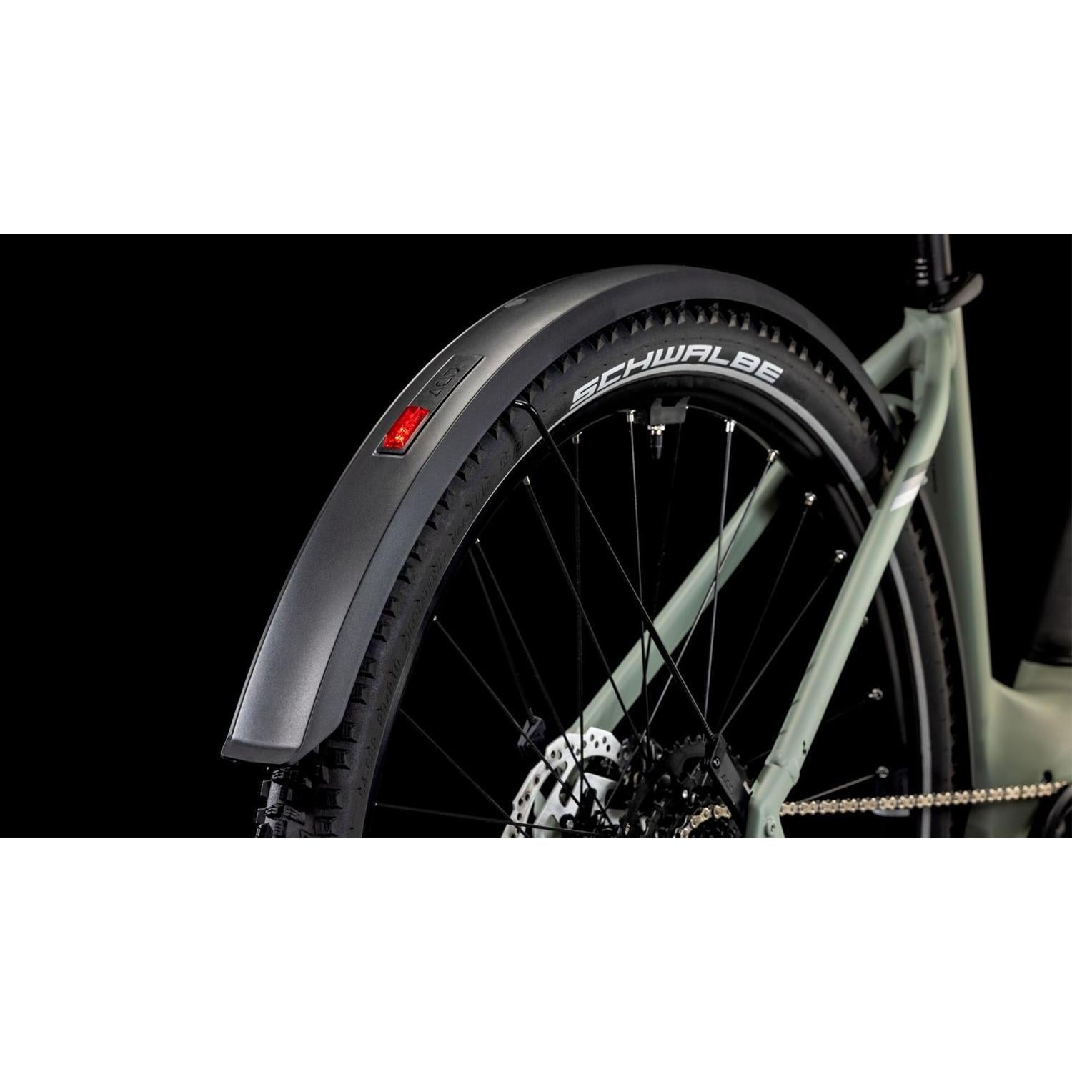 Cube Nuride Hybrid Performance 500 Easy Entry Allroad Electric Hybrid Bike Swampgrey'n'Black