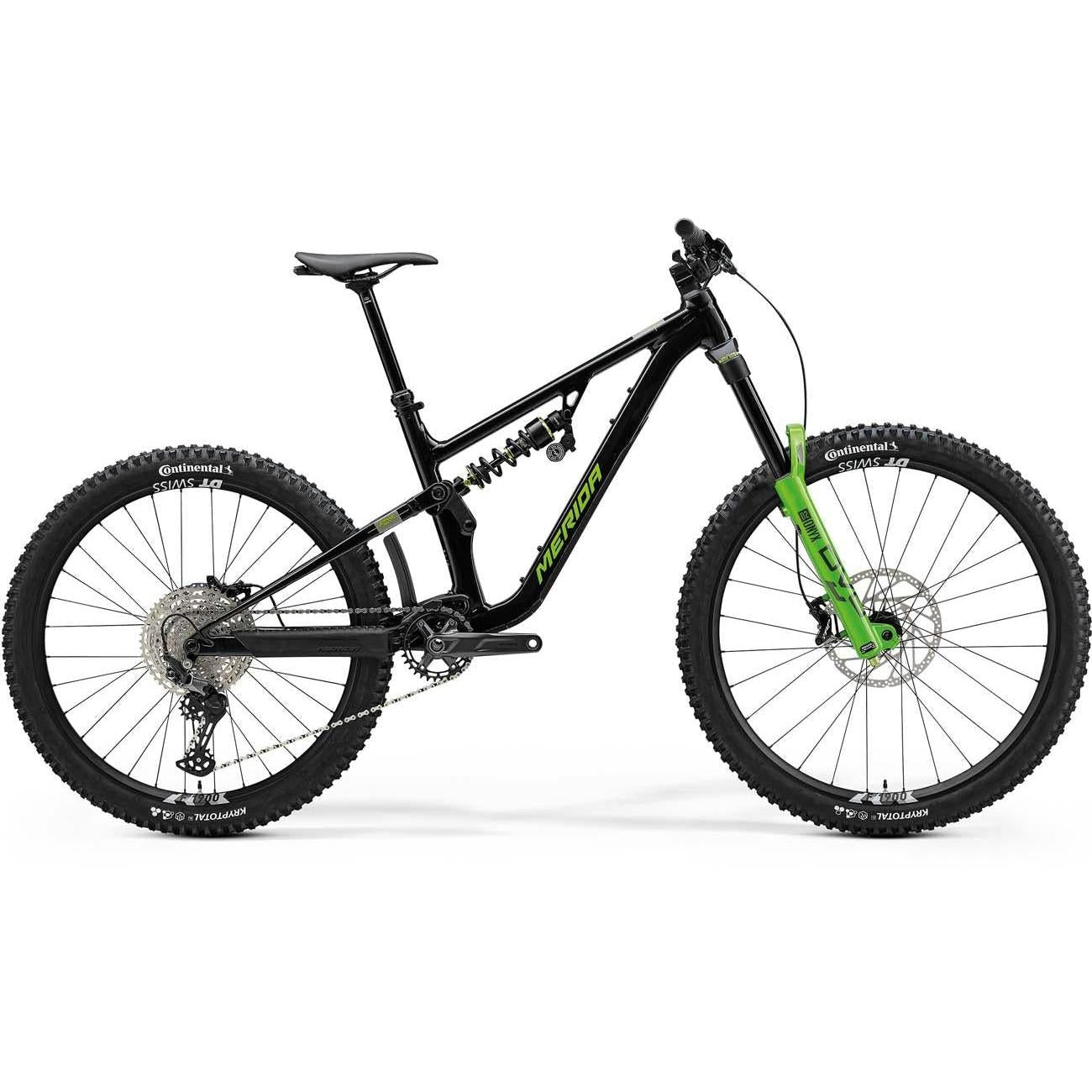 Merida One-Sixty FR 800 Enduro Bike Metallic Black/Grey/Green