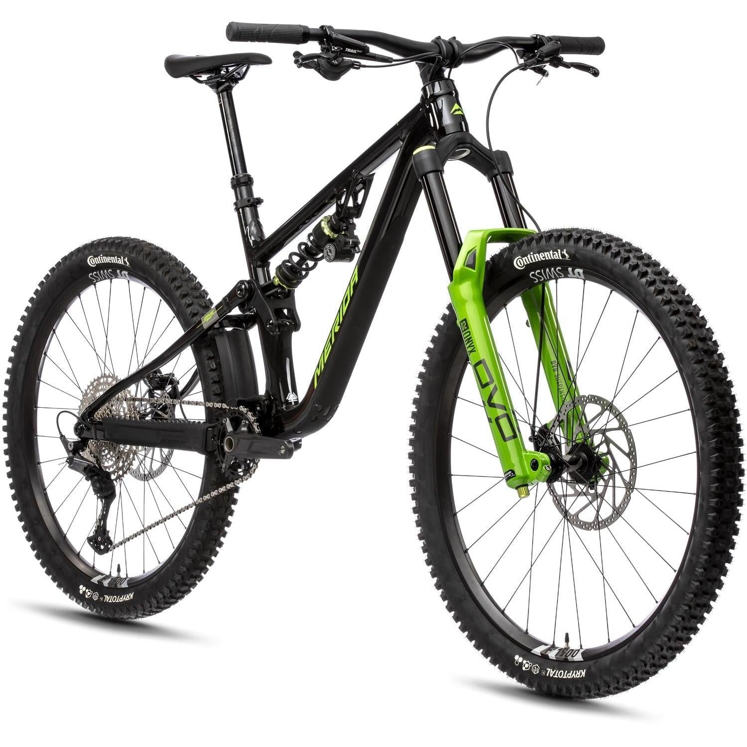Merida One-Sixty FR 800 Enduro Bike Metallic Black/Grey/Green