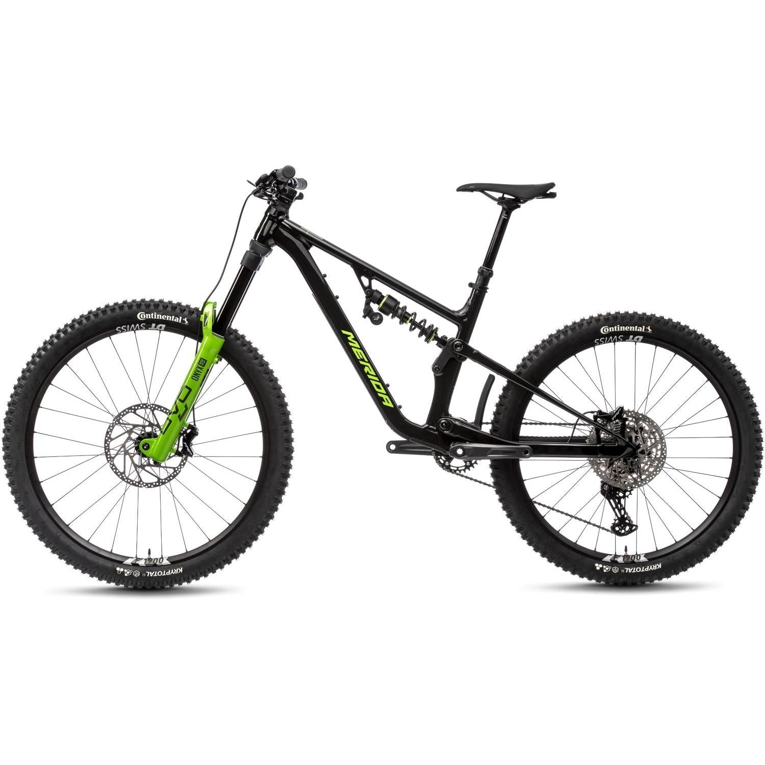 Merida One-Sixty FR 800 Enduro Bike Metallic Black/Grey/Green