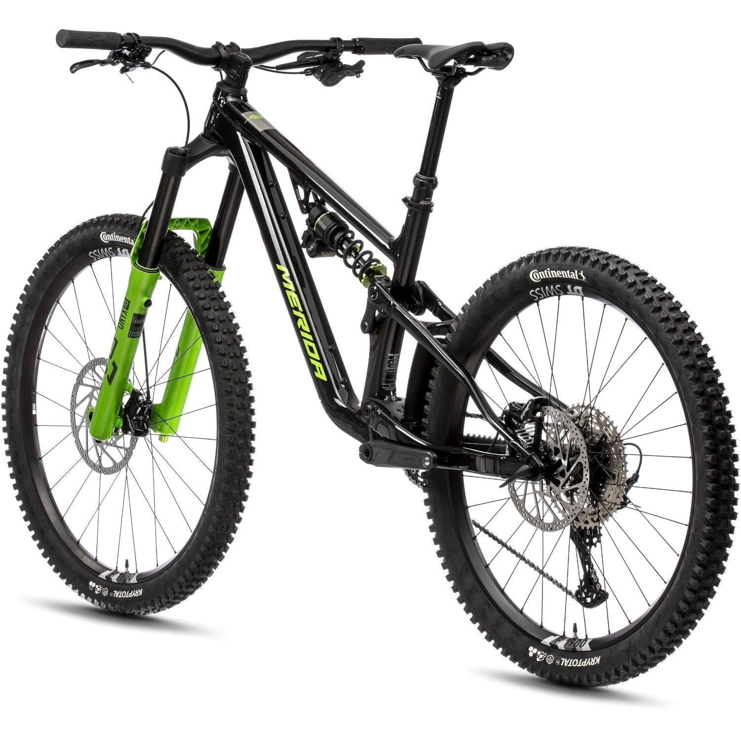 Merida One-Sixty FR 800 Enduro Bike Metallic Black/Grey/Green