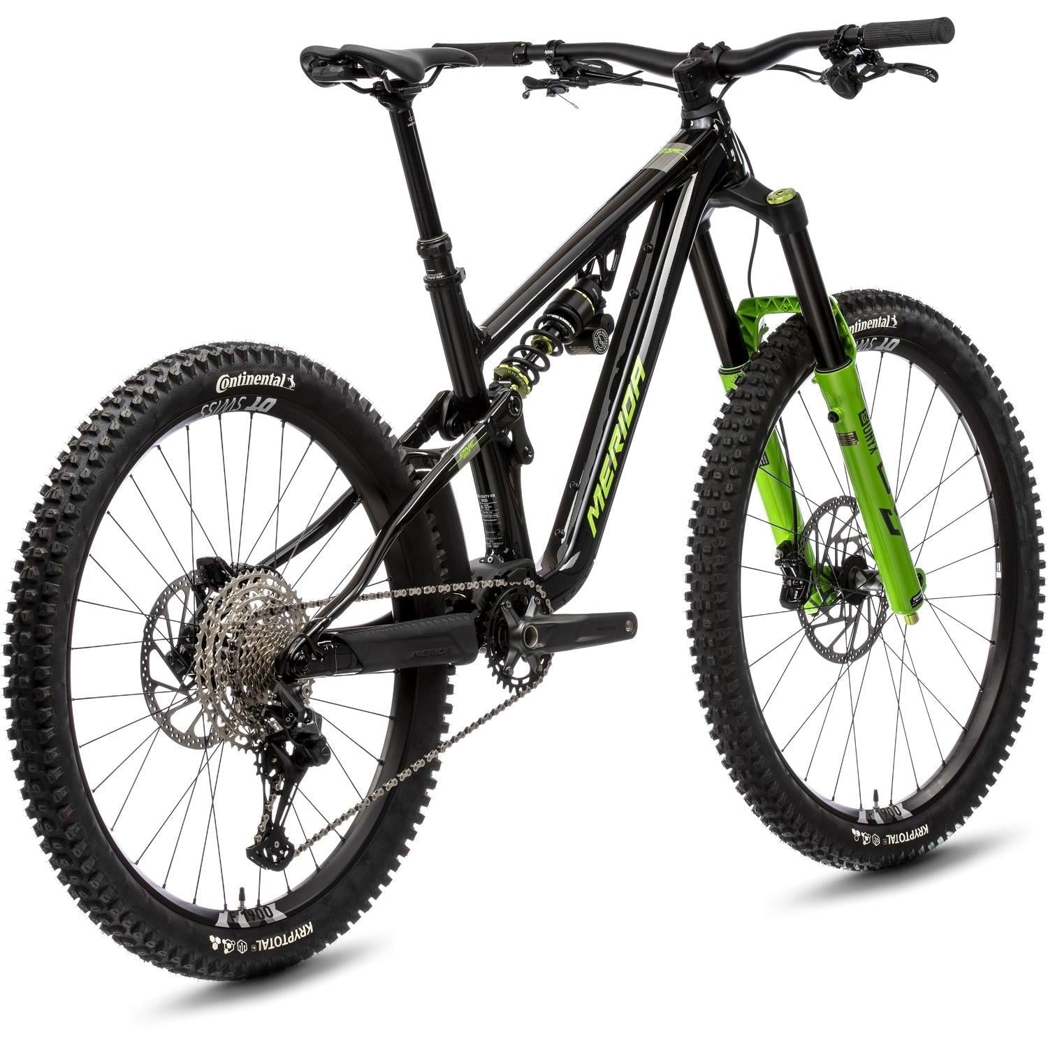 Merida One-Sixty FR 800 Enduro Bike Metallic Black/Grey/Green