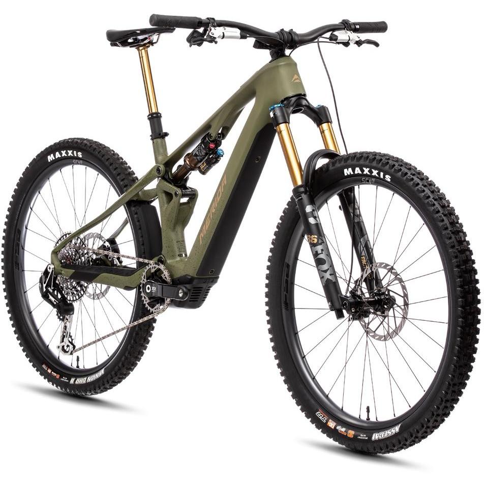 Merida eOne-Sixty SL 10K Electric Enduro Bike Silk Anaconda Green/Brown