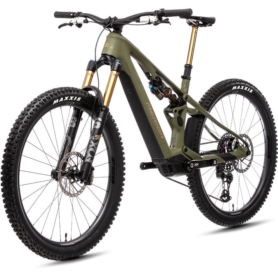Merida eOne-Sixty SL 10K Electric Enduro Bike Silk Anaconda Green/Brown