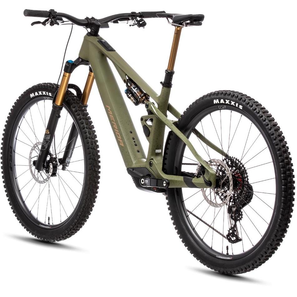 Merida eOne-Sixty SL 10K Electric Enduro Bike Silk Anaconda Green/Brown