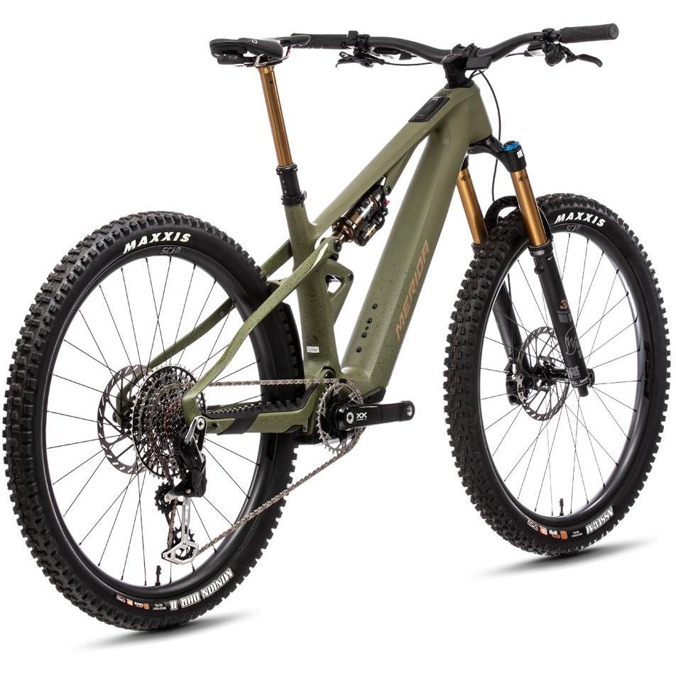Merida eOne-Sixty SL 10K Electric Enduro Bike Silk Anaconda Green/Brown