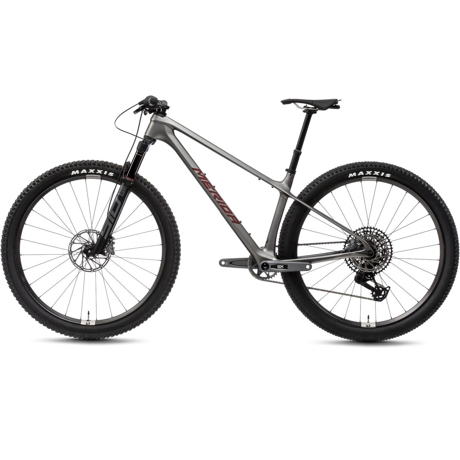 Merida Big.Nine TR 8000 Cross-Country Bike Silk Gunmetal Grey/Red