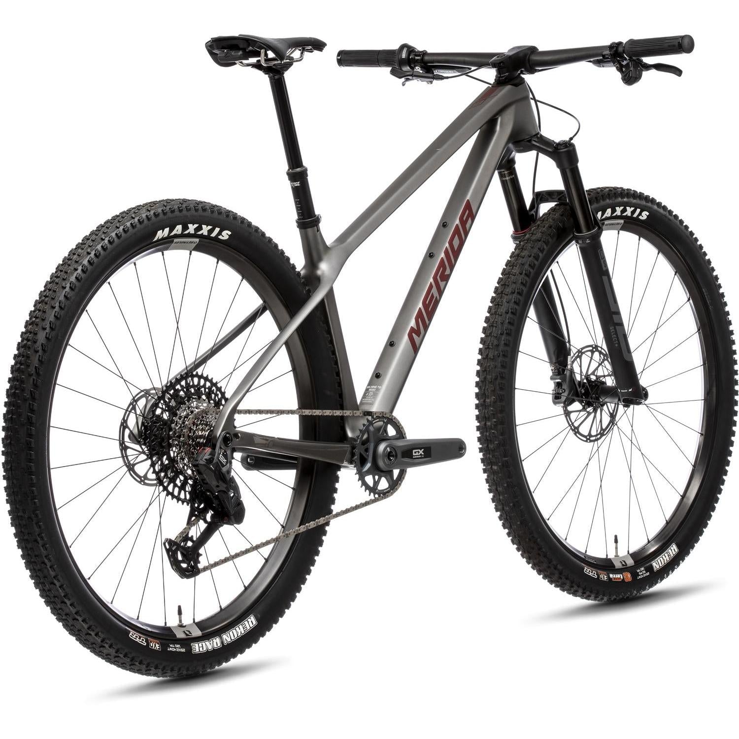 Merida Big.Nine TR 8000 Cross-Country Bike Silk Gunmetal Grey/Red
