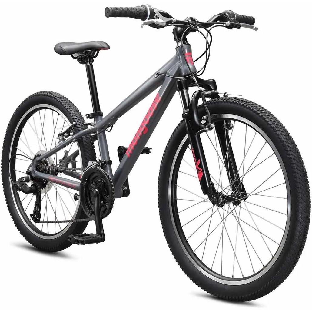 Mongoose Rockadile 24'' Kids Bike Grey/Pink