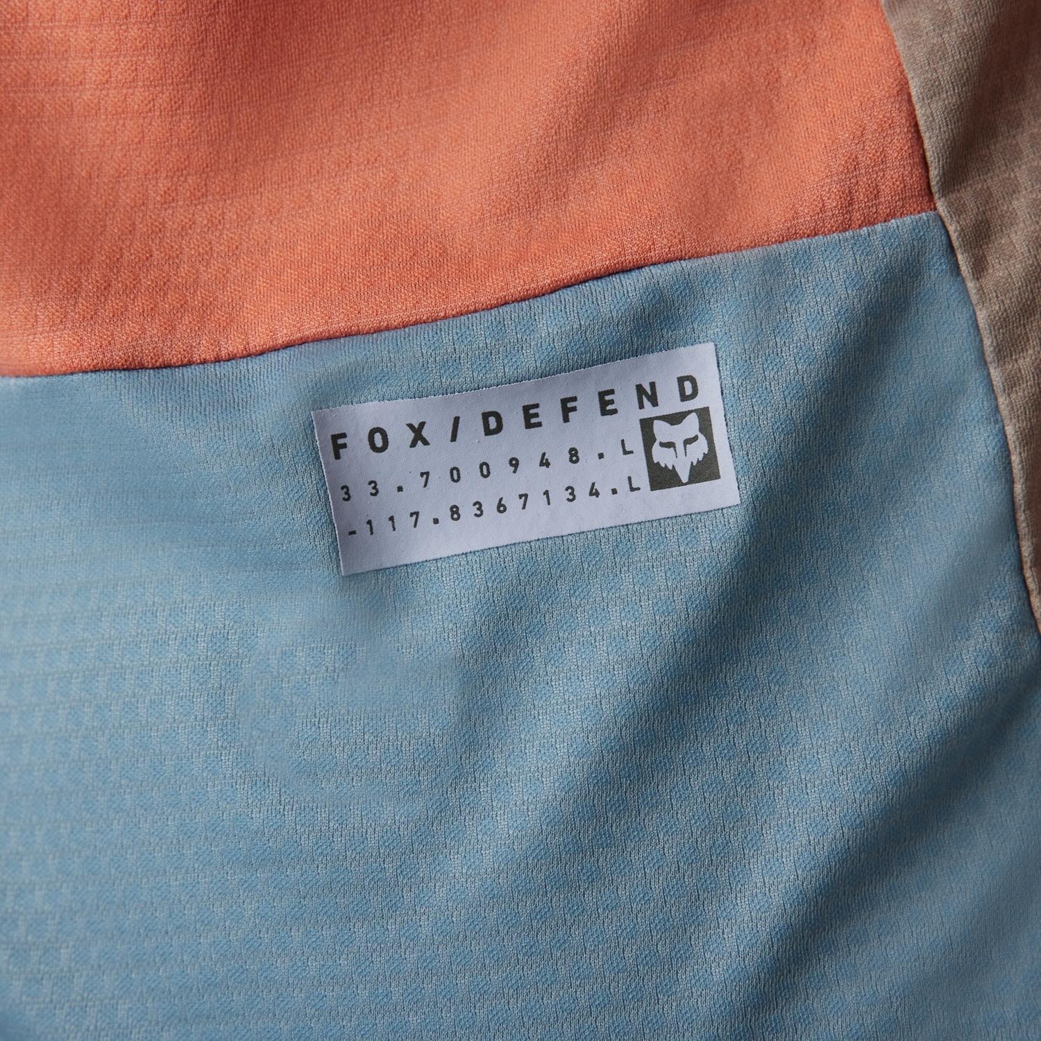 FOX Defend Womens Short Sleeve Jersey Salmon 2023