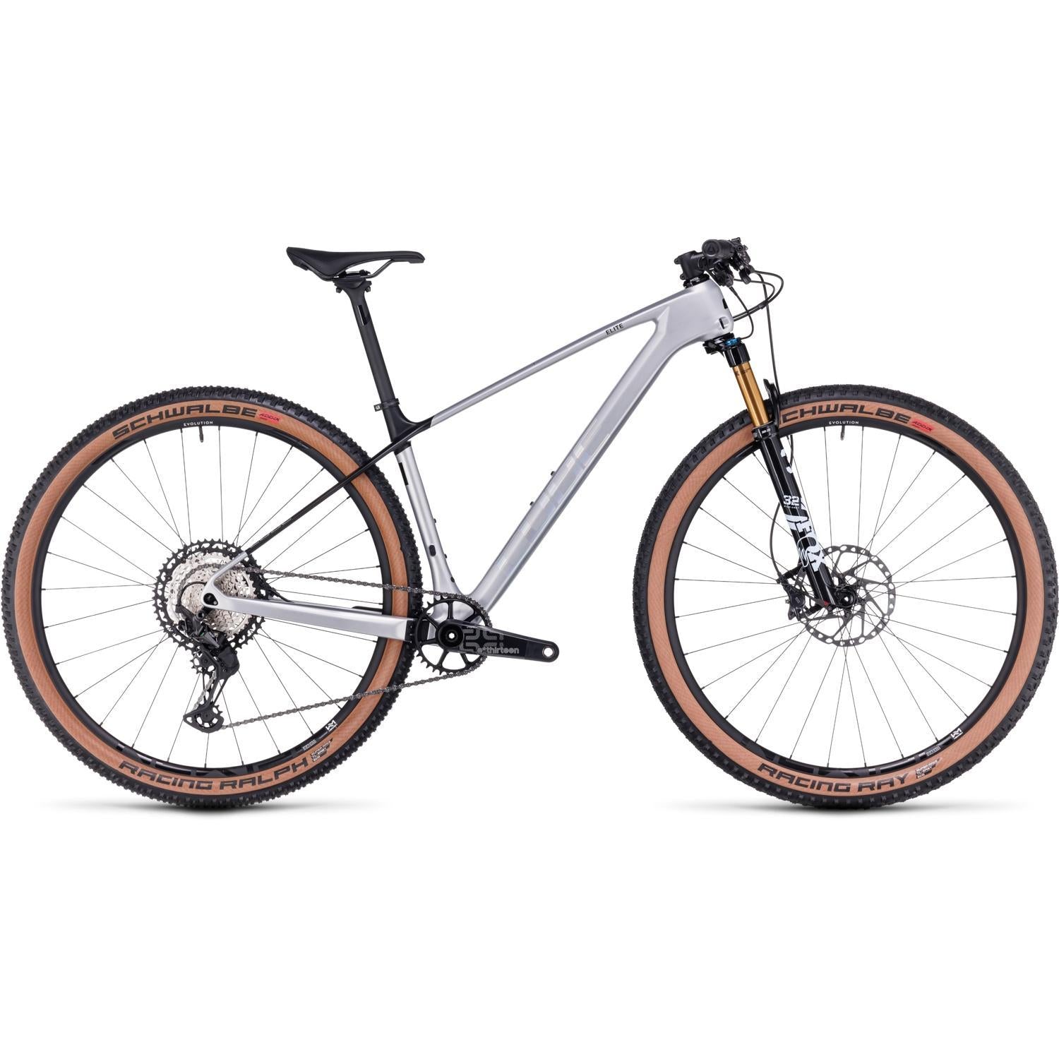 Cube Elite C62 Pro Cross-Country Bike Silver'n'Carbon