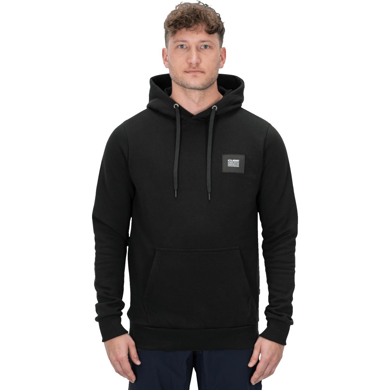 Cube Organic Hoodie Black