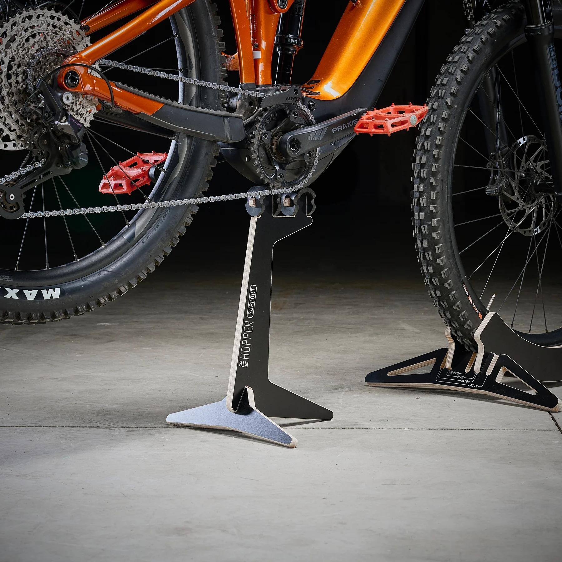 MTB Hopper Support Bike Stand Black