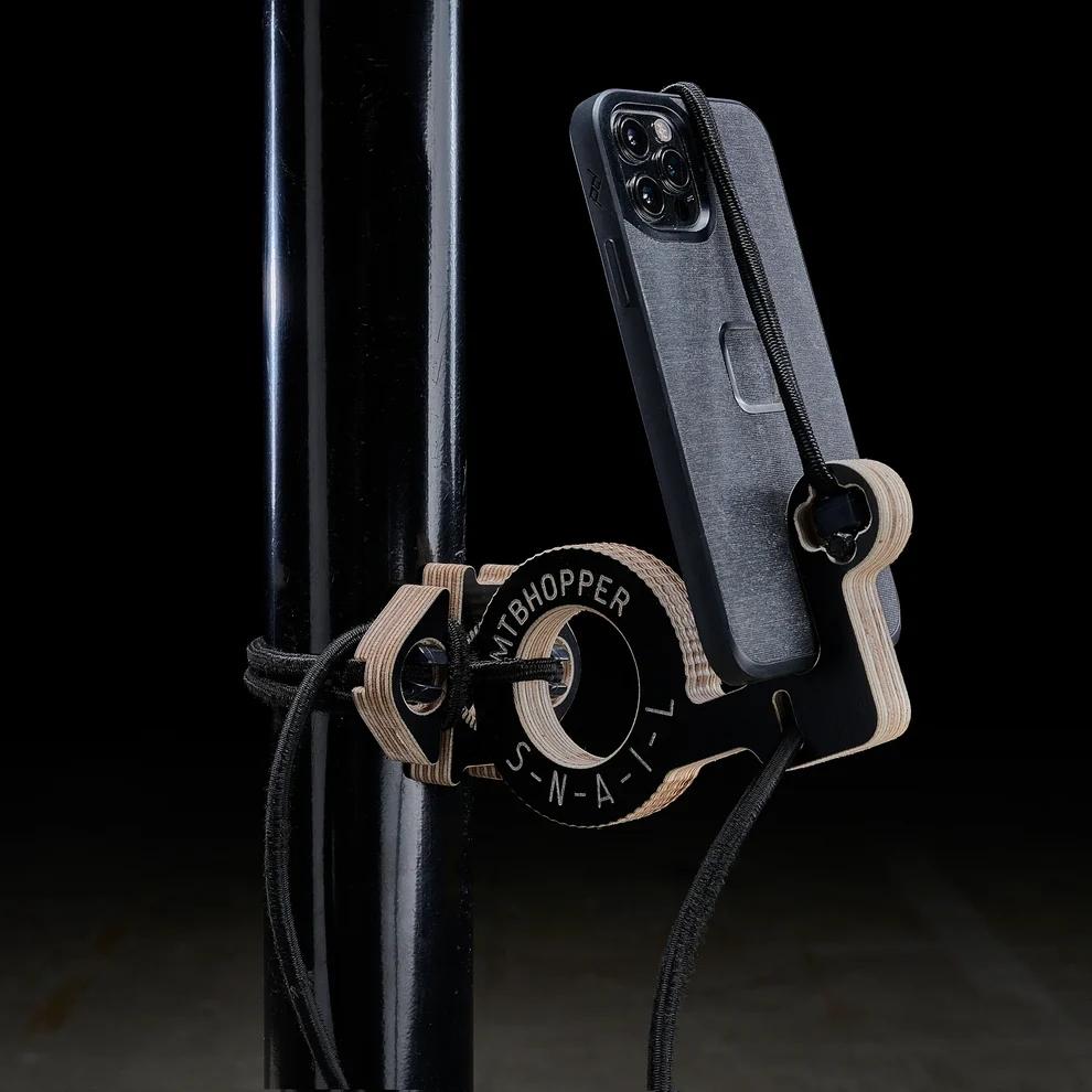 MTB Hopper Snail Phone Camera Mount Black