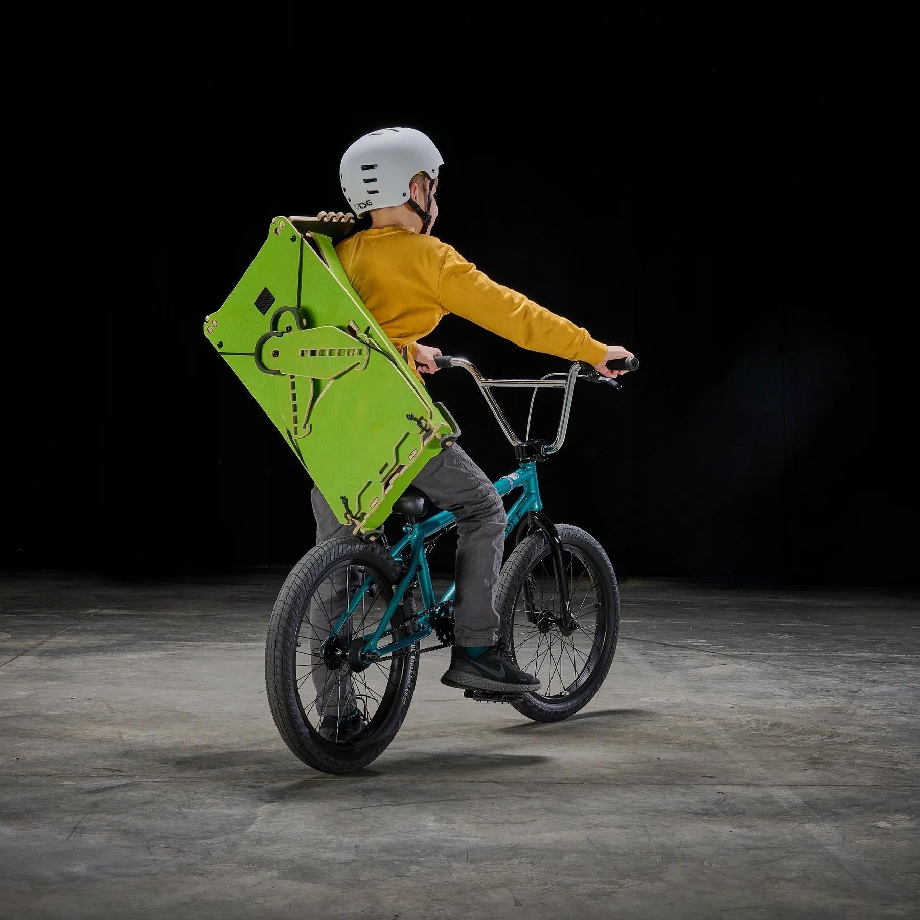 MTB Hopper Intro Portable Kicker Ramp Green