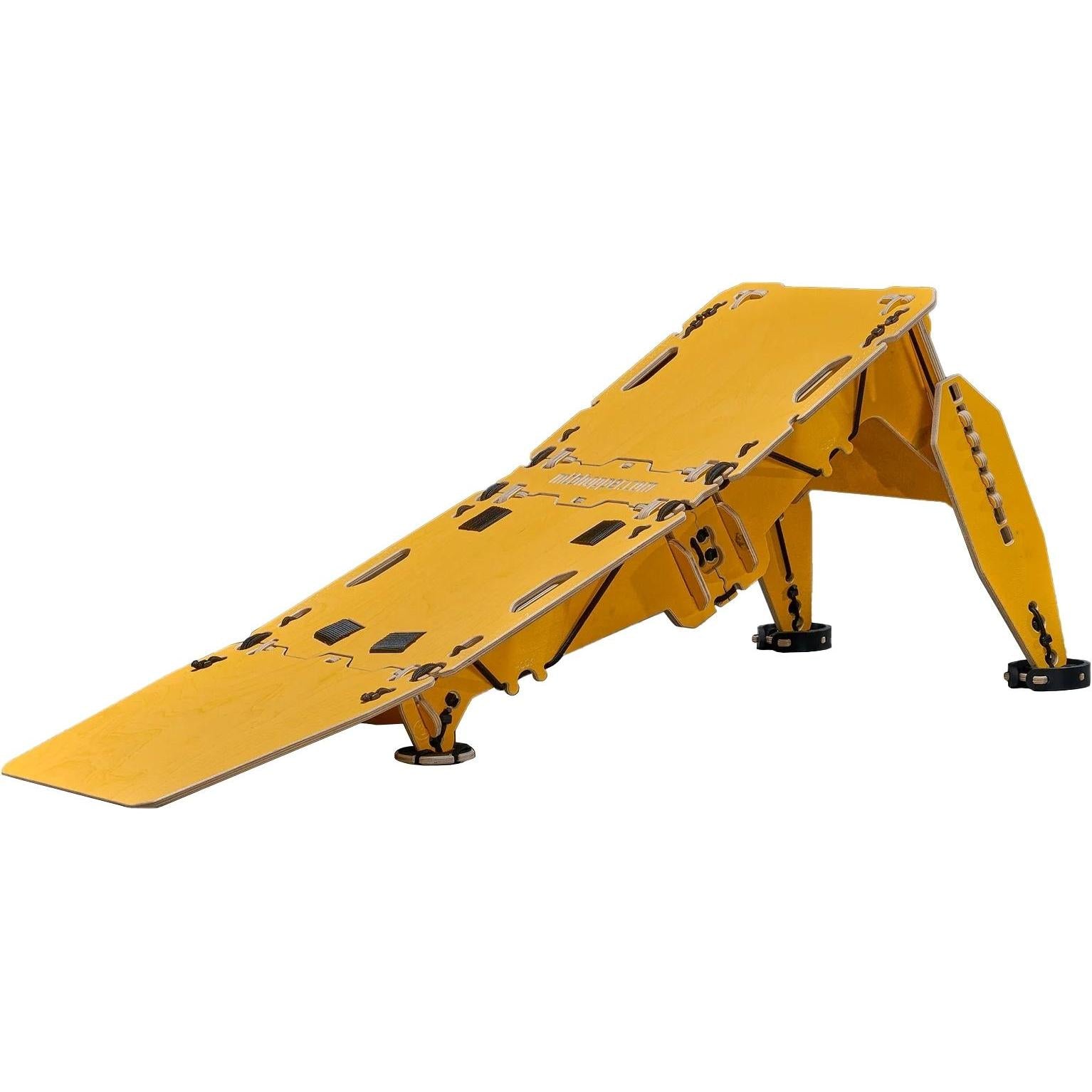 MTB Hopper Lite Portable Kicker Ramp Yellow