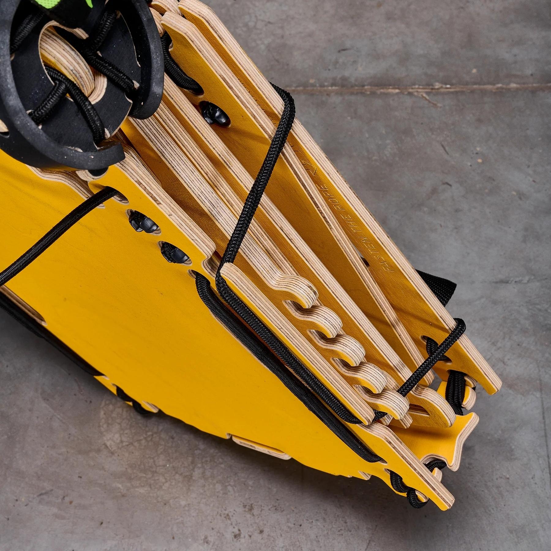 MTB Hopper Lite Portable Kicker Ramp Yellow