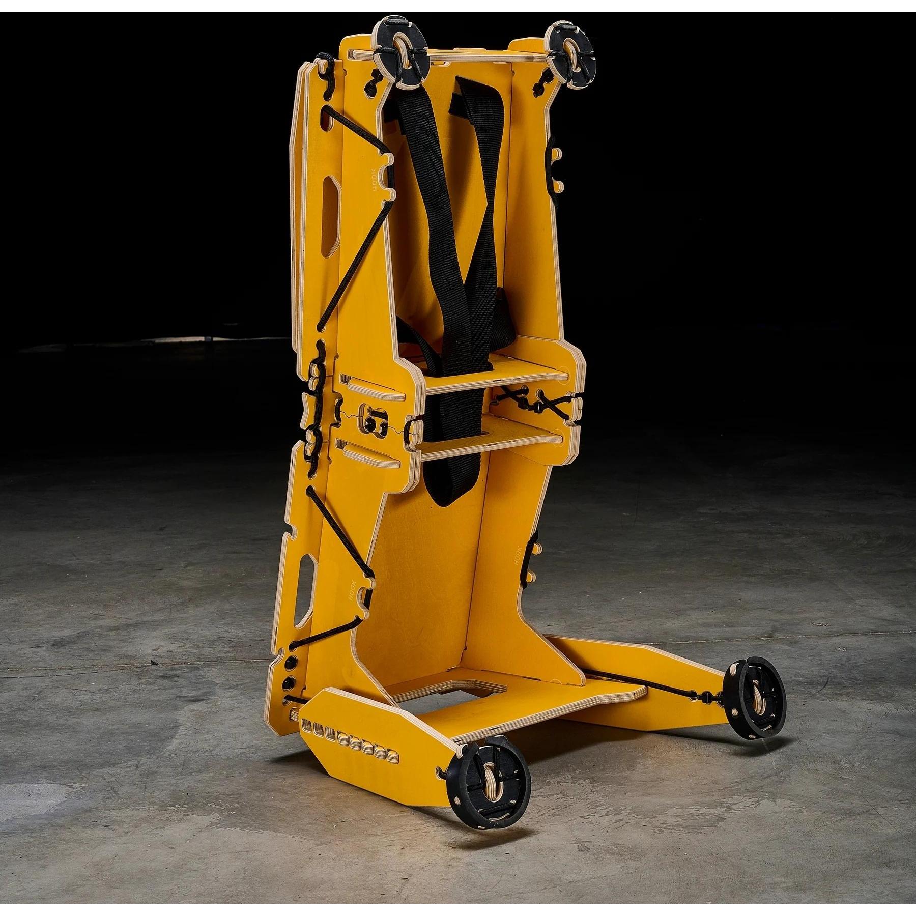 MTB Hopper Lite Portable Kicker Ramp Yellow