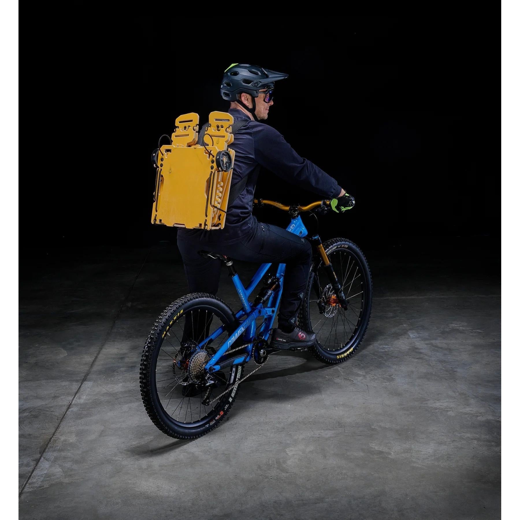 MTB Hopper Lite Portable Kicker Ramp Yellow