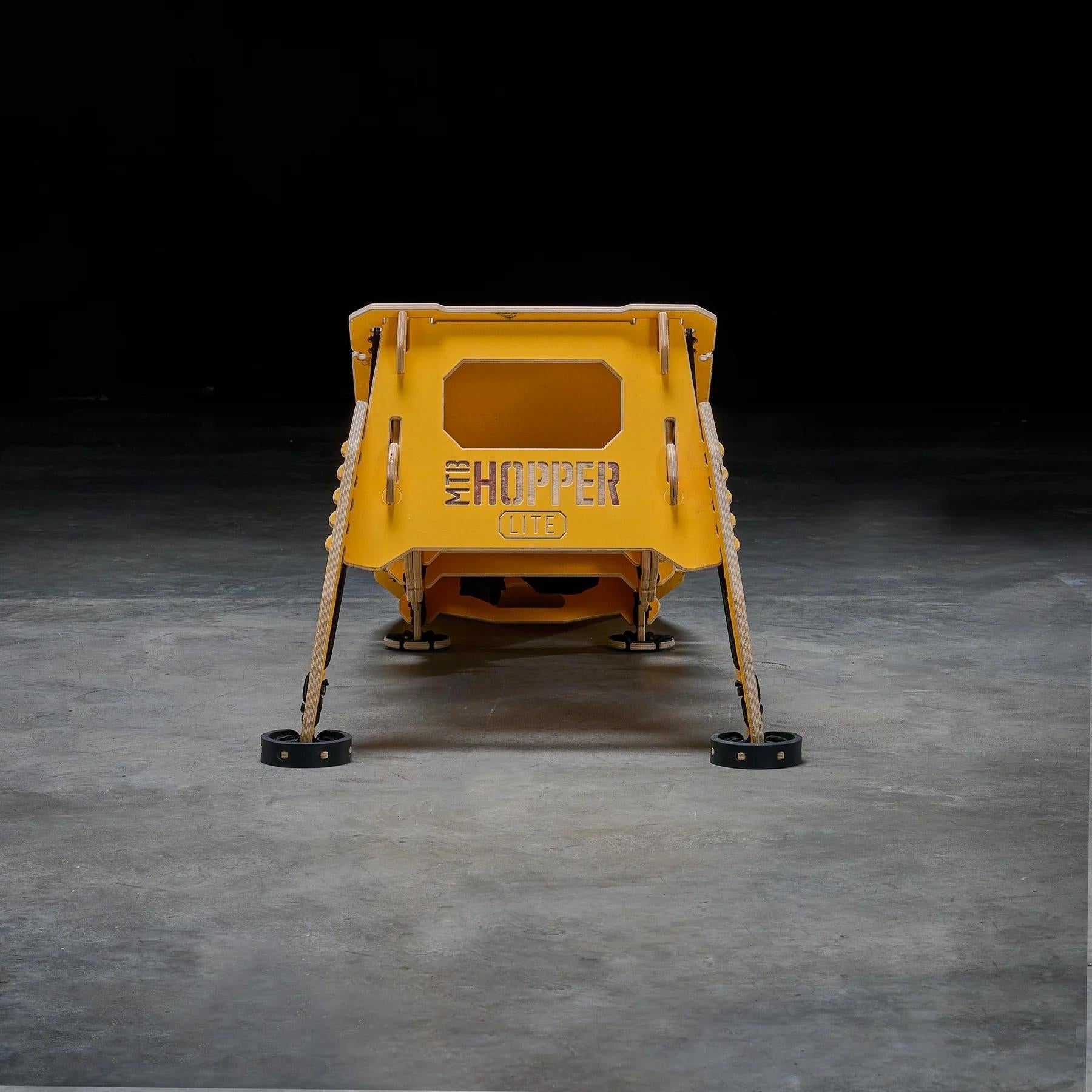 MTB Hopper Lite Portable Kicker Ramp Yellow