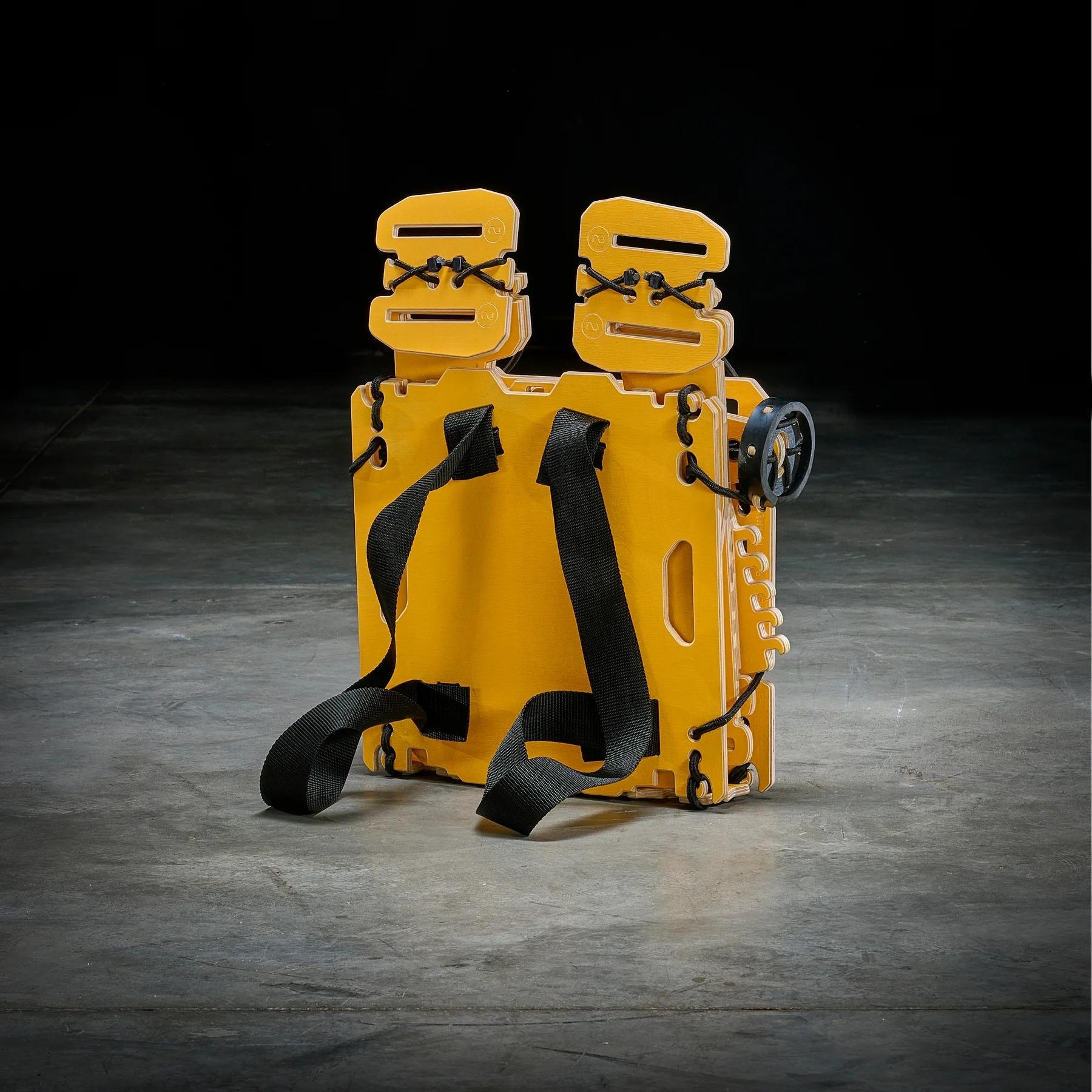 MTB Hopper Lite Portable Kicker Ramp Yellow